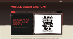 Desktop Screenshot of musclebeacheastgym.com